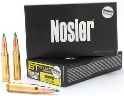 Nosler 308 Win 125 Grain  Ballistic Tip