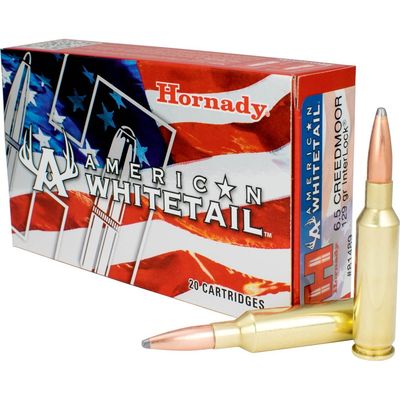 Hornady American Whitetail 6.5 Creedmoor 129 Grain InterLock Hornady American Whitetail 6.5 Creedmoor 129 Grain InterLock