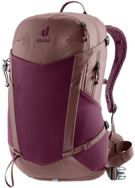Deuter Futura 21 SL Hiking Backpack, Color: Ashrose-Cassis