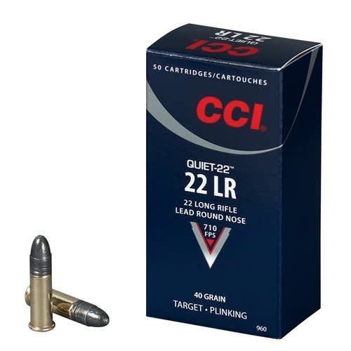 CCI 22 LR 40 Grain Quiet Segmented HP