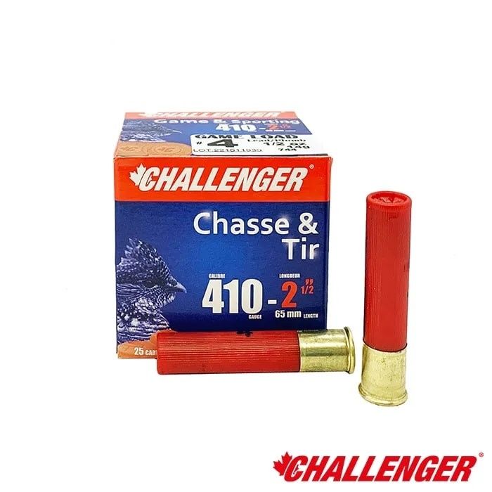 Challenger Lead Shot 410 Gauge 2 1/2" 1/2oz #4