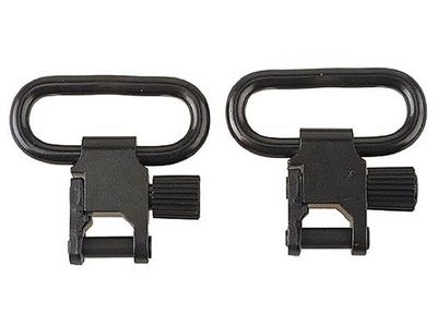Uncle Mike's 1" Quick-Detach Swivels, Matte (this set does not include studs/screws) Uncle Mike's 1" Quick-Detach Swivels, Matte (this set does not include studs/screws)
