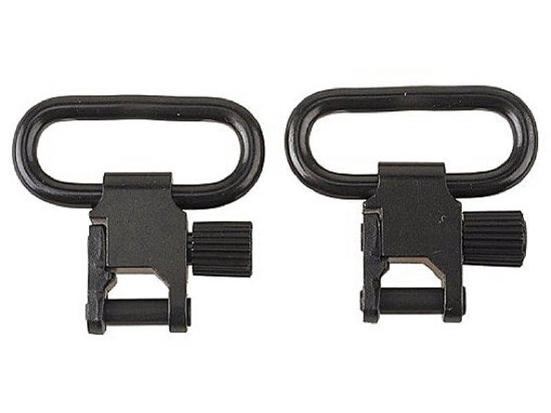 Uncle Mike's 1" Quick-Detach Swivels, Matte (this set does not include studs/screws) Uncle Mike's 1" Quick-Detach Swivels, Matte (this set does not include studs/screws)