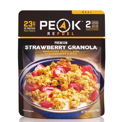 Peak Refuel Strawberries &amp; Granola with Milk  - Pouch