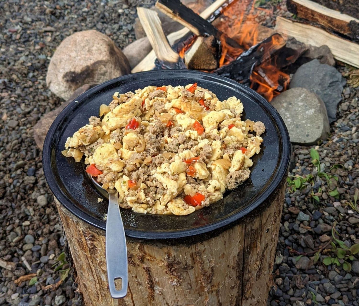TrailFare Scrambled Eggs with Italian Sausage and Parmesan (Pouch)