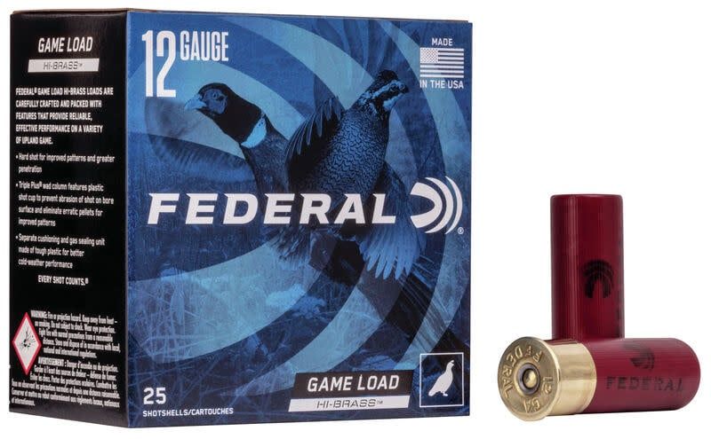 Federal Game-Shok High Brass 12 Gauge 2 3/4", 1-1/4 Oz #6 Lead Shot