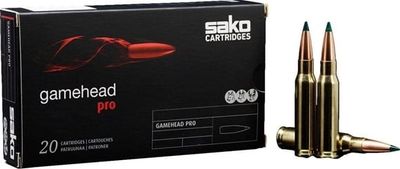 Sako 308 Win 180 Grain Gamehead Spitzer SP Boattail