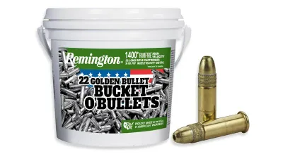 Remington BUCKET O'BULLETS 22 LR 36 Grain Hollow Point 1400/BUCKET