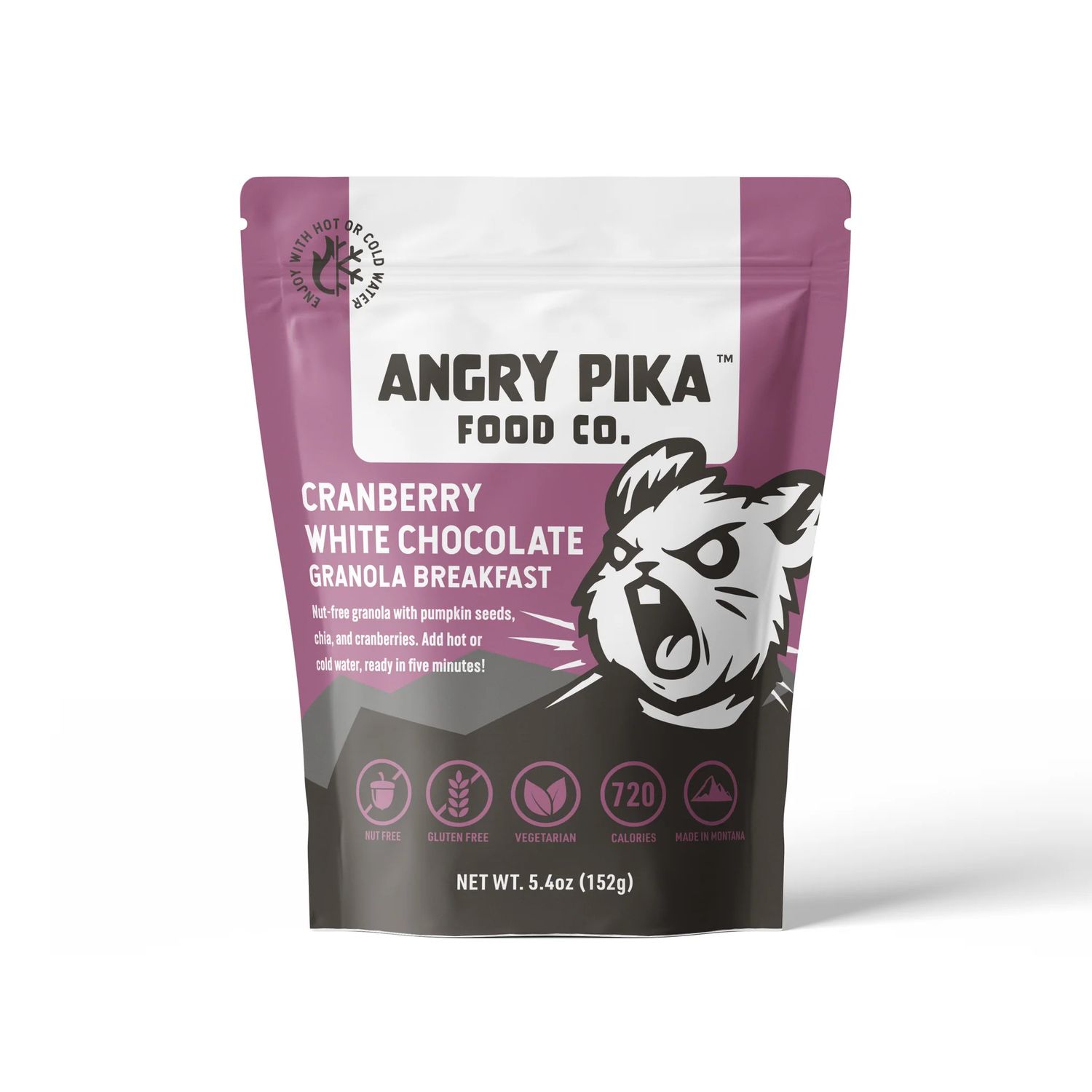 Angry Pika Cranberry White Chocolate Breakfast Granola