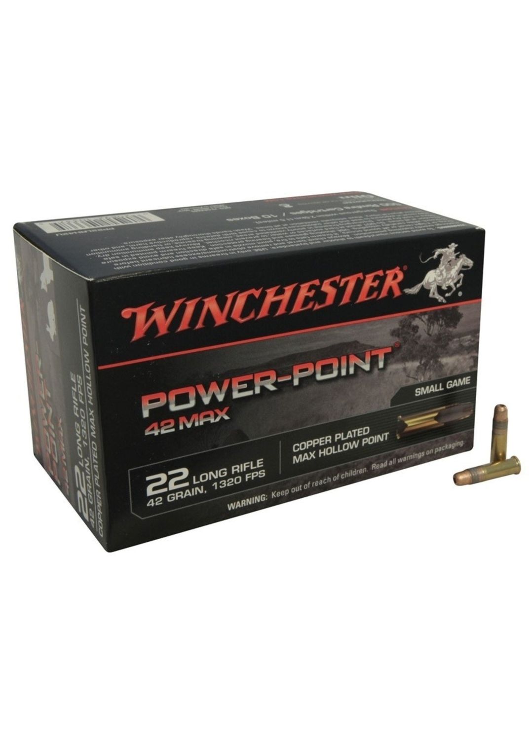 Winchester 22 LR 42 Grain 42 Max Power-Point 50 Rounds