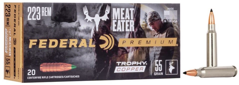Federal Premium 223 Rem 55 Grain Trophy Copper