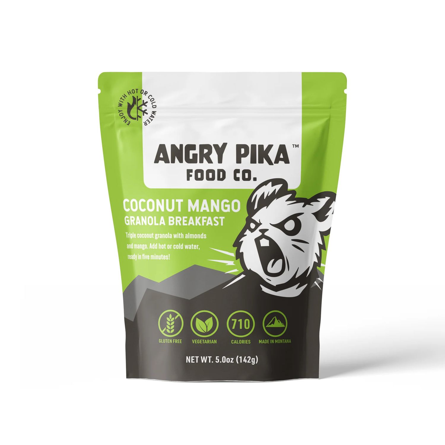 Angry Pika Coconut Mango  Breakfast Granola