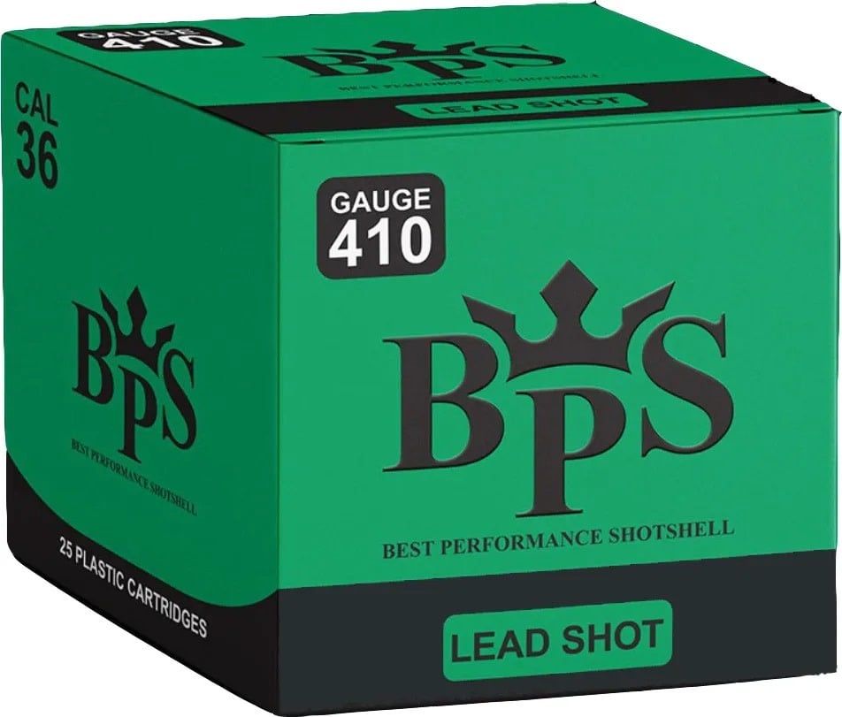 BPS Ammunition 410 Gauge Lead Shot, 2.5" 7/16 oz/12 grams #8