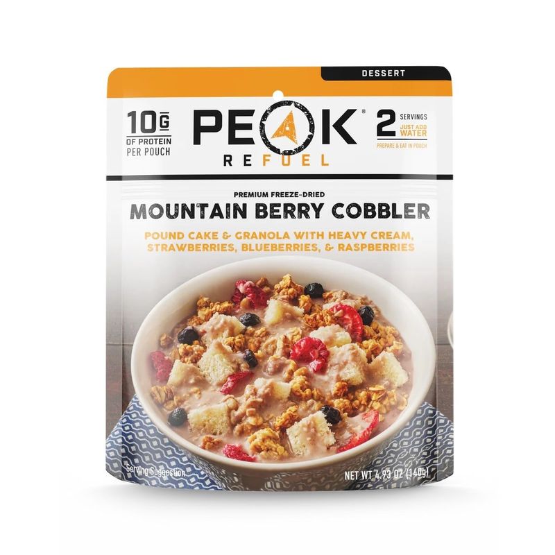 Peak Refuel Mountain Berry Cobbler - Dessert Pouch Peak Refuel Mountain Berry Cobbler - Dessert Pouch
