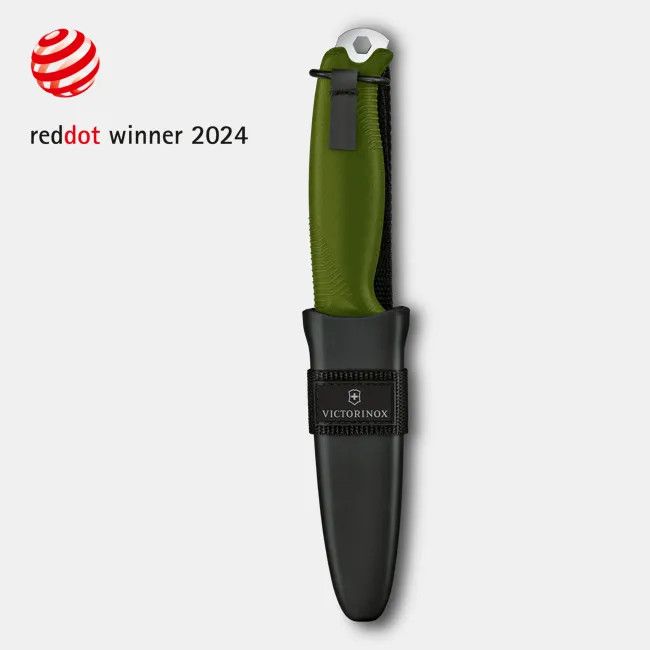 Victorinox Swiss Army Venture Fixed Blade Knife, Colour: Olive