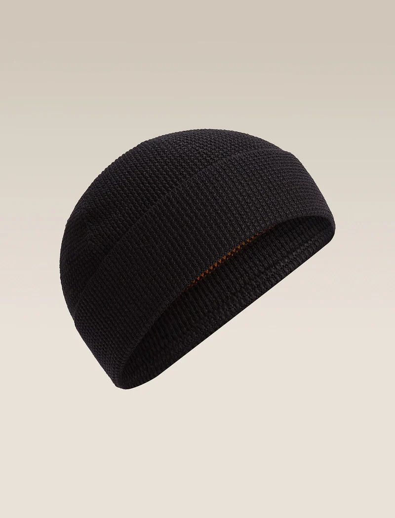 Icebreaker Unisex Merino Feadan Cuff Beanie, Color: Black