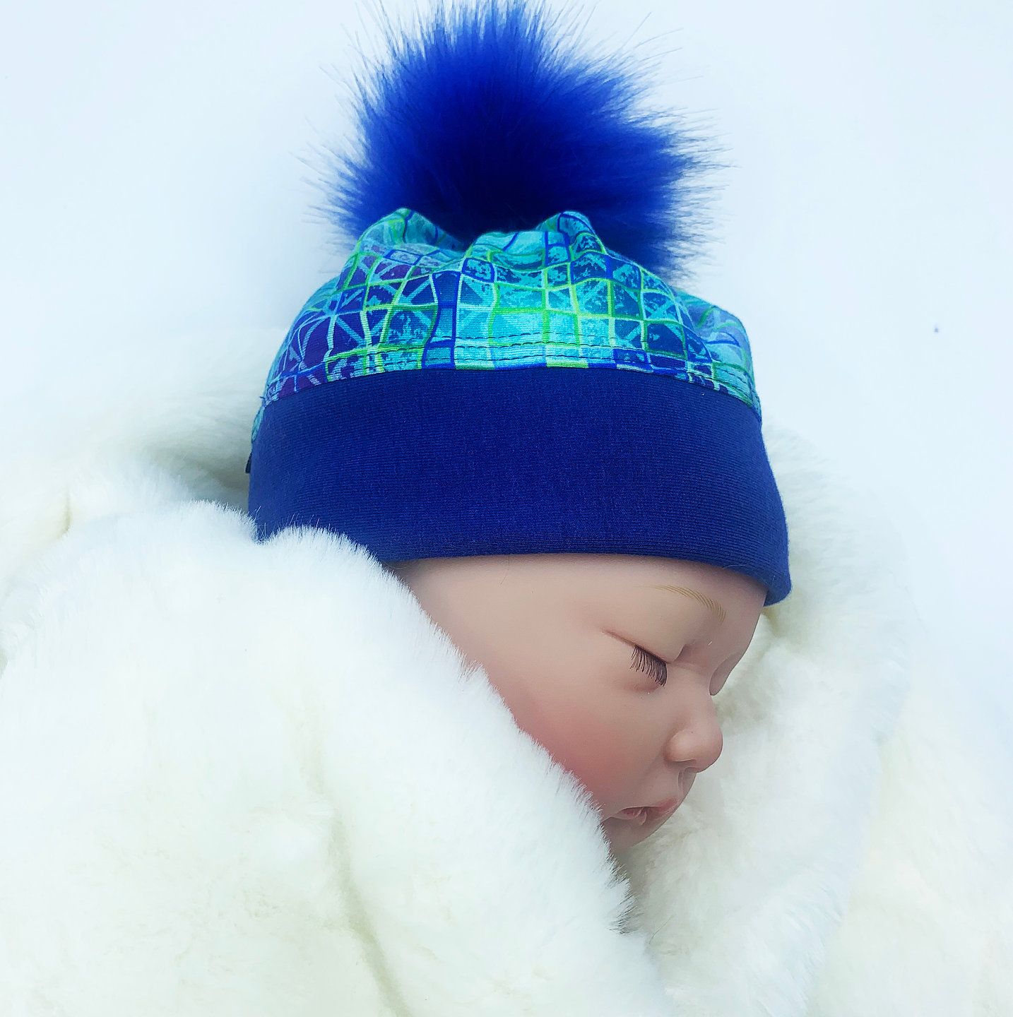 Watuko Baby/Kids Pom Hat New Born BPH-152