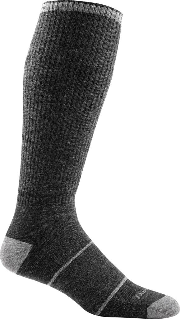 Darn Tough Men's Paul Bunyan Over-The-Calf Midweight Work Socks Full Cushion Medium (Men's 8-9.5) Gravel