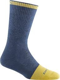 Darn Tough Women's Steely Boot Midweight Work Socks Cushion Small (Women's 4.5-7) Indigo