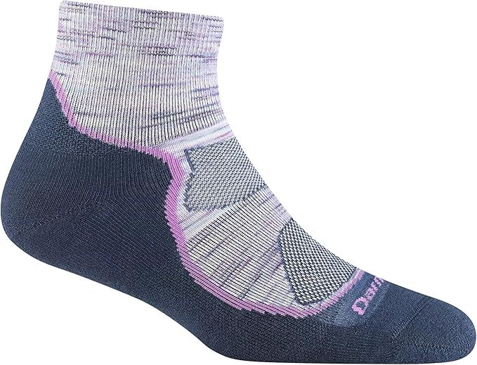 Darn Tough Women's Light Hiker 1/4 Lightweight with Cushion Sock