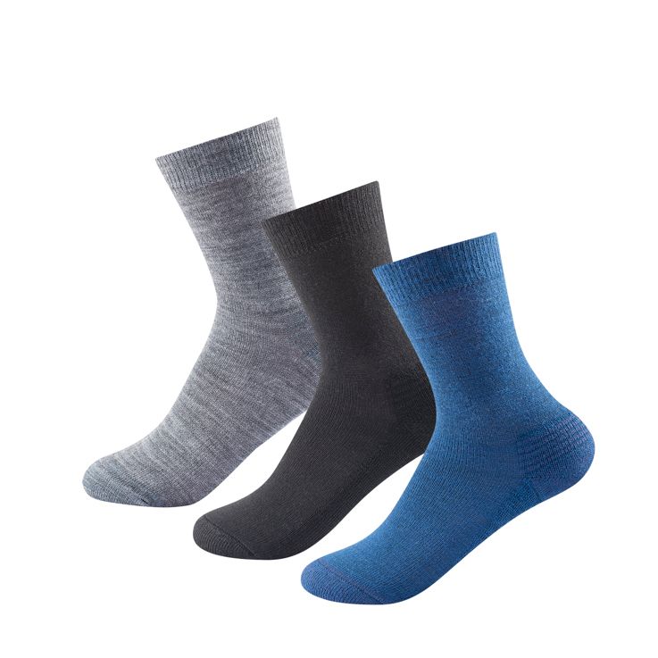 Devold of Norway Daily Merino Medium Sock 3/Pack 41-46 Indigo Mix