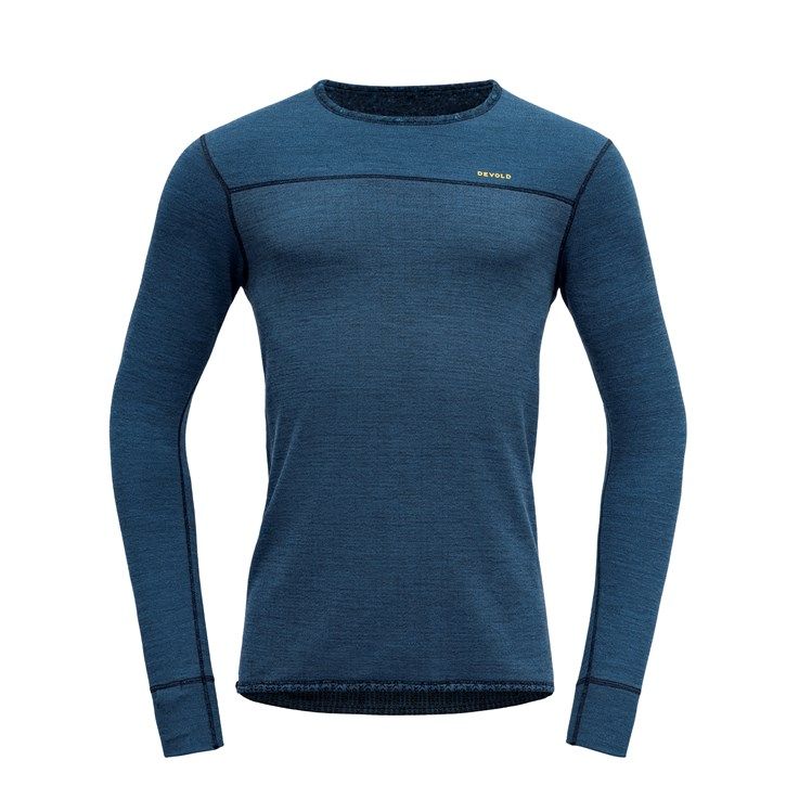 Devold Kvitegga Merino 230 Man Shirt  Small Blue