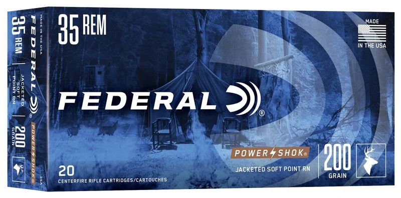 Federal Power-Shok 35 Rem, 200 Grain, Jacketed Soft Point