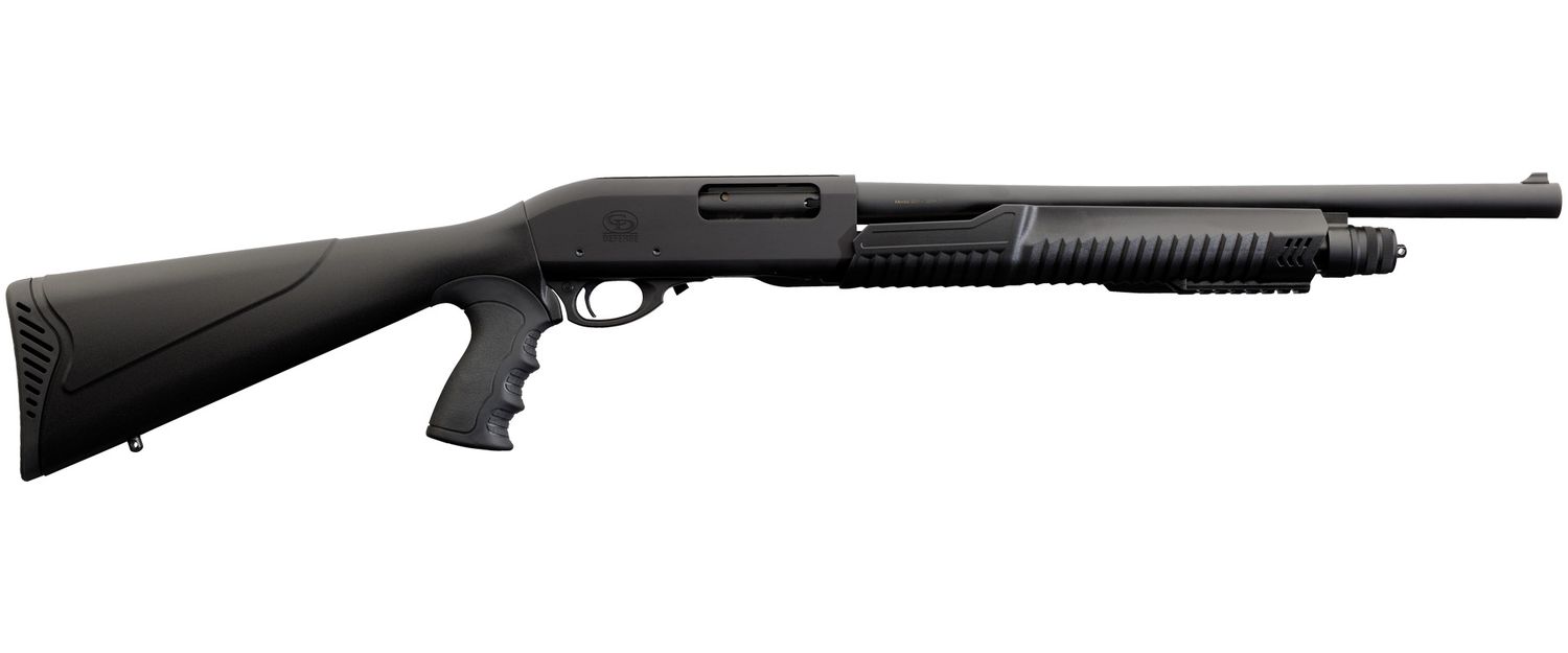 Charles Daly 301 Tactical Pump Shotgun 12 Gauge 18.5" Barrel, Black Synthetic Stock