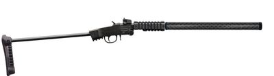 Chiappa Little Badger Break Action Rifle 22 LR 18" Barrel, TDX Carbon Fiber Shroud, Barrel Black