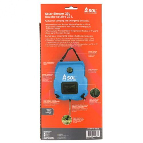 Survive Outdoors Longer Solar Shower 20L
