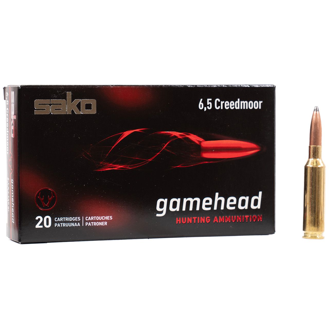 Sako 6.5 Creedmoor 140 Grain Gamehead Jacketed Soft Point