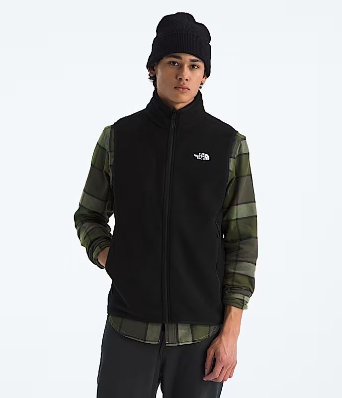 North Face Men's Glacier Fleece Vest, Size: Medium, Colour: TNF Black