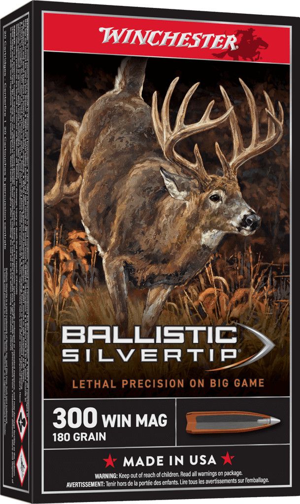 Winchester 300 Win -180 grain Ballistic Silvertip