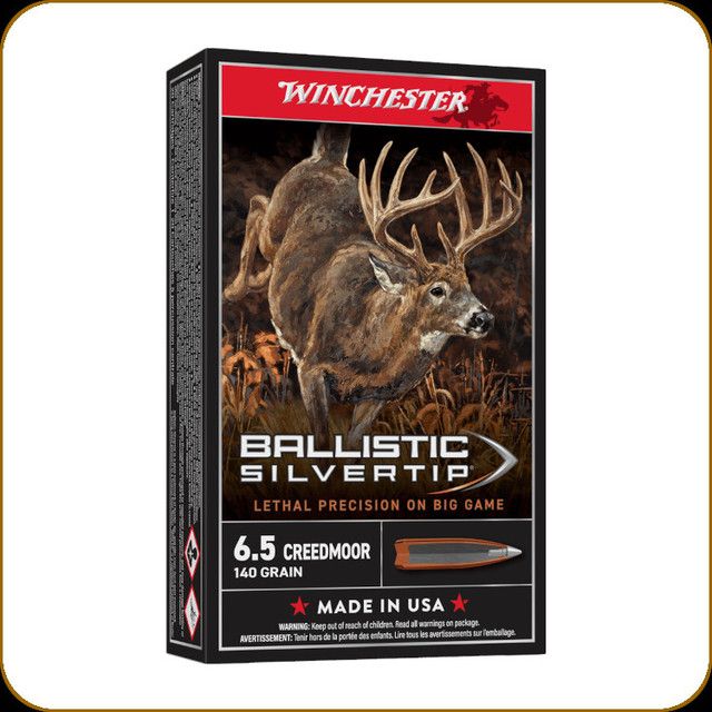 Winchester 6.5 Creedmoor 140 Grain - Ballistic Silvertip