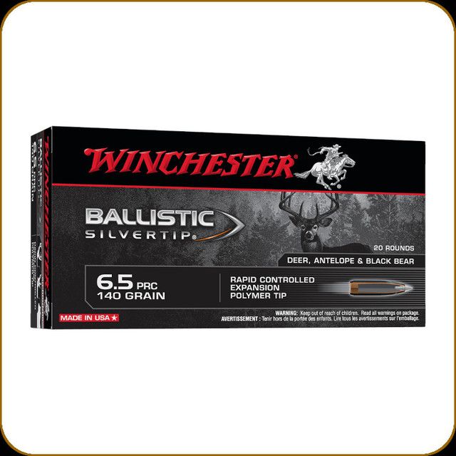 Winchester 6.5 PRC 140 Grain Ballistic Silvertip