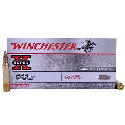 Winchester 223 Rem 55 grain Jacketed Soft Point