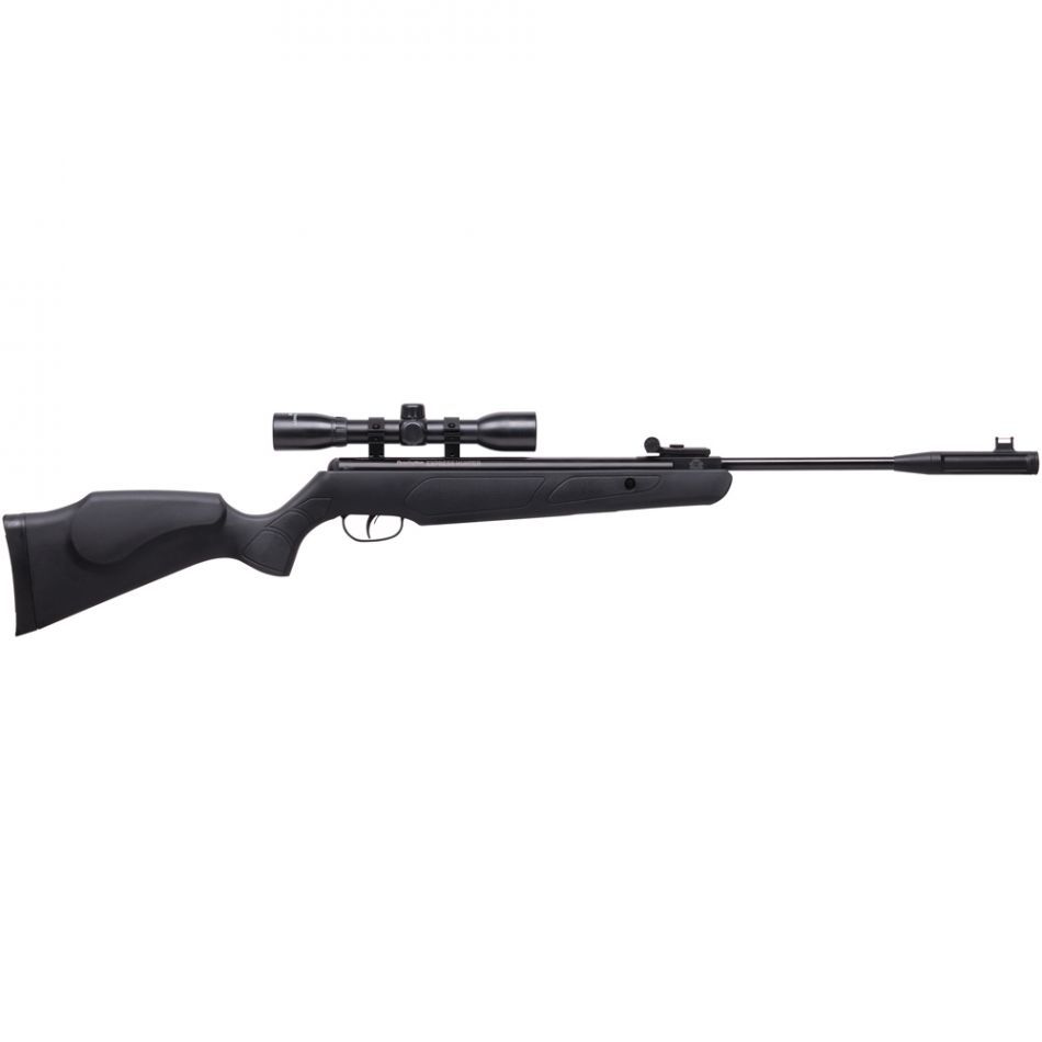 Crosman Remington Express Hunter (Black) Nitro Mag Powered Break Barrel Rifle w/ 4x32 Scope .177 Cal 495 Fps
