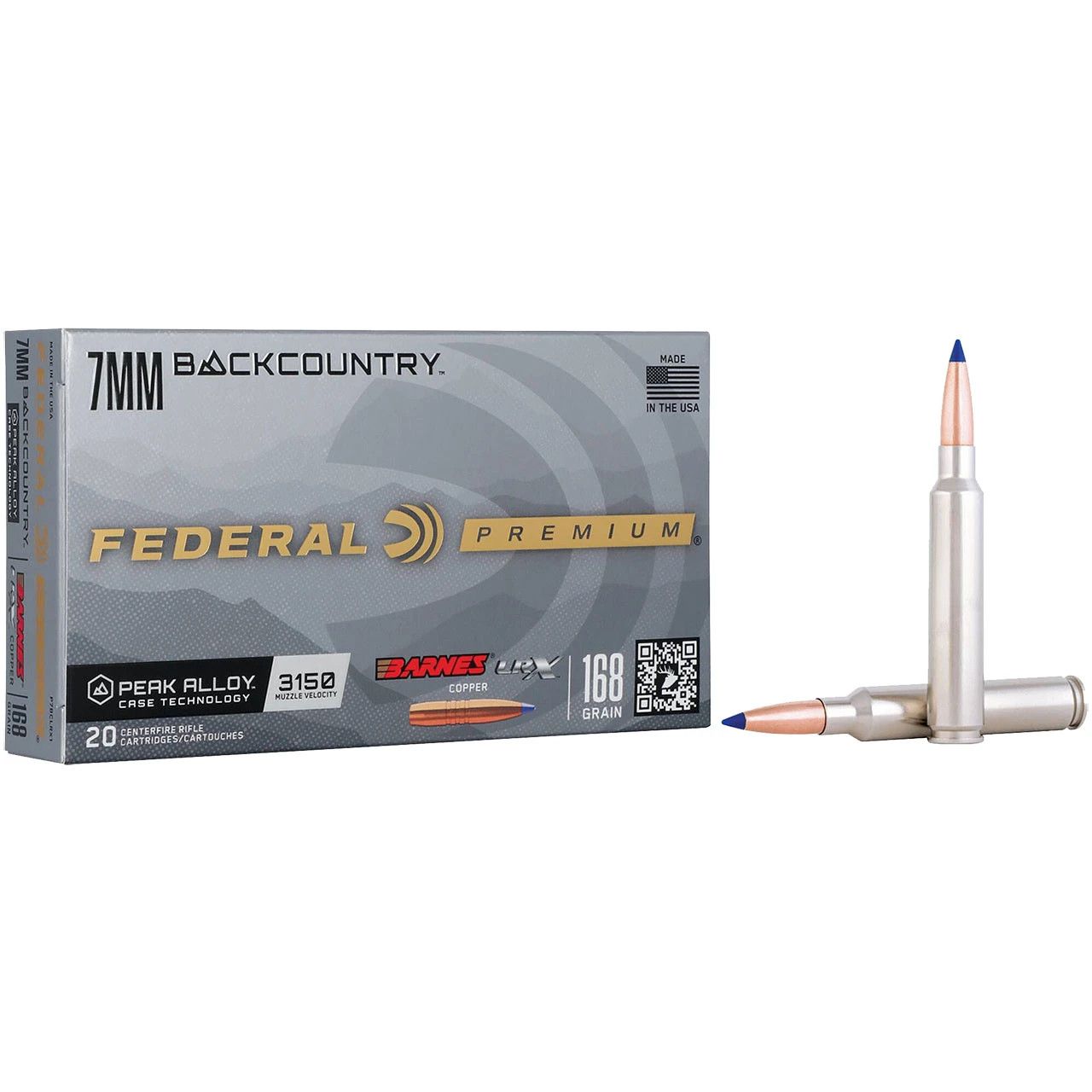 Federal Premium 7mm Backcountry 168 grain Barnes LRX