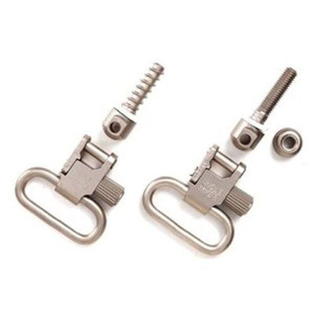 Uncle Mike's Super Swivel Quick Detach Tri-Lock Nickel
