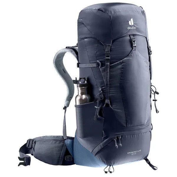 Deuter Aircontact Lite 50 + 10 Hiking Pack, Colour: Black-Marine