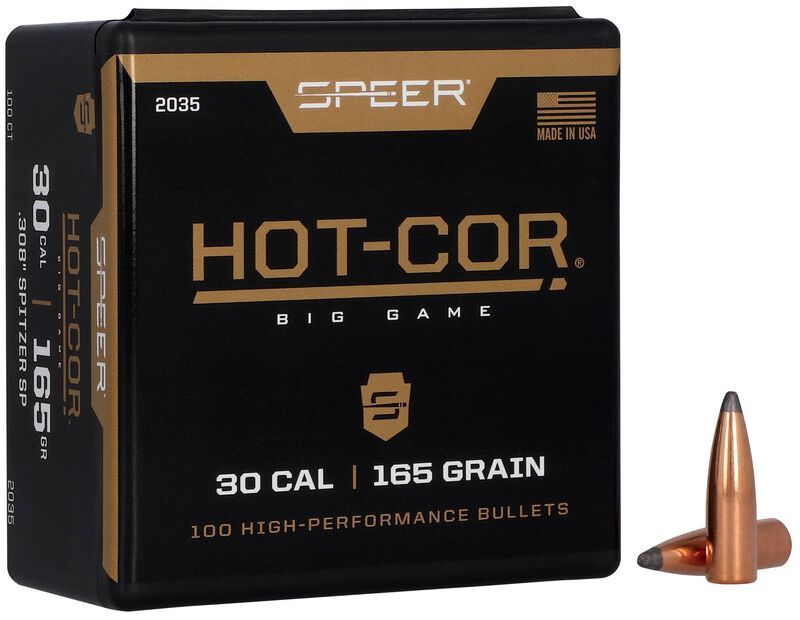 Speer Hot-Cor Rifle Bullet  .308 - 165 Grain