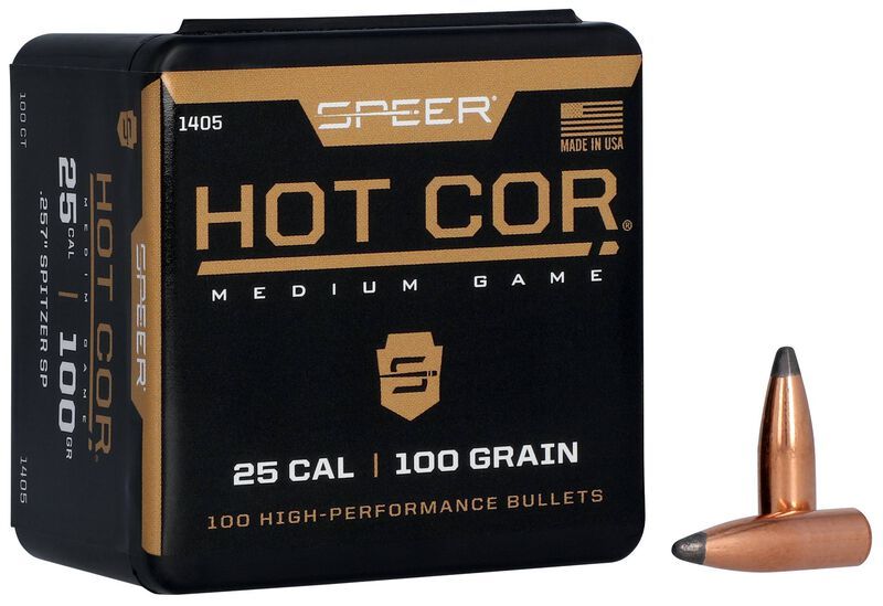 Speer Hot-Cor Rifle Bullet  .257 - 100 Grain