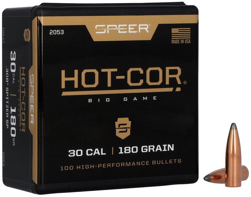 Speer Hot-Cor Rifle Bullet  .308 - 180 Grain
