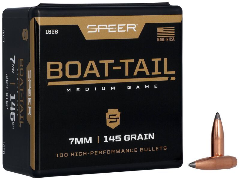 Speer Boat-Tail Rifle Bullet .284 - 145 Grain