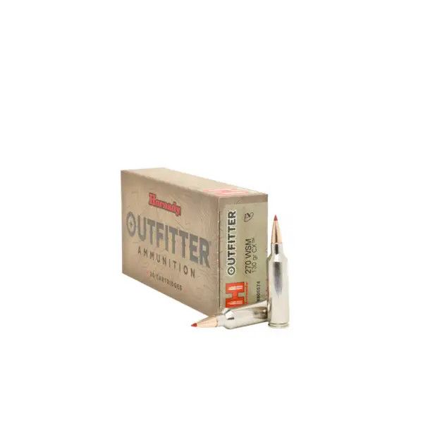 Hornady 270 Winchester Short Magnum 130 Grain CX Outfitter