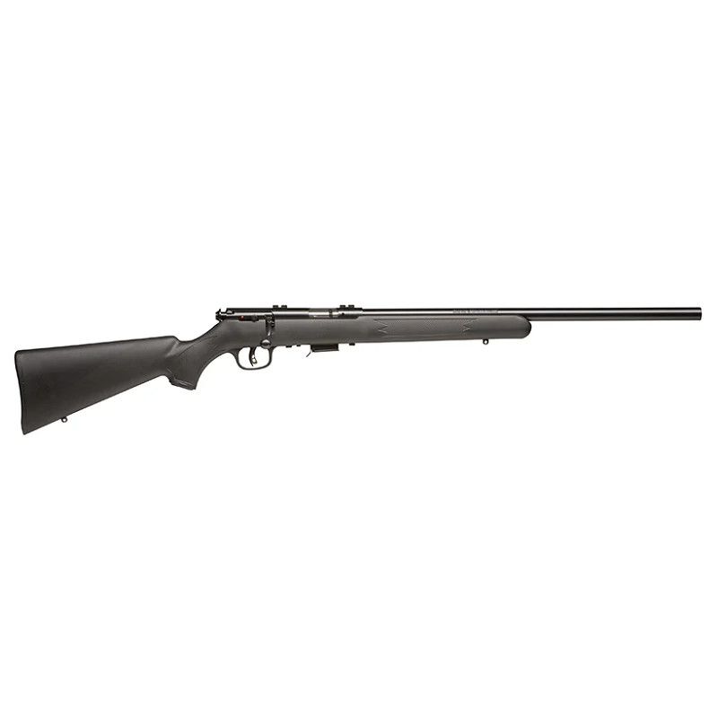 Savage 93FV Rimfire Bolt Action Rifle, Synthetic Stock, Heavy Barrel, Blued 22 WMR