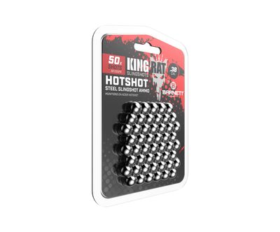 Barnett Hot Shot .38 Caliber Steel Slingshot Ammo 50 Count