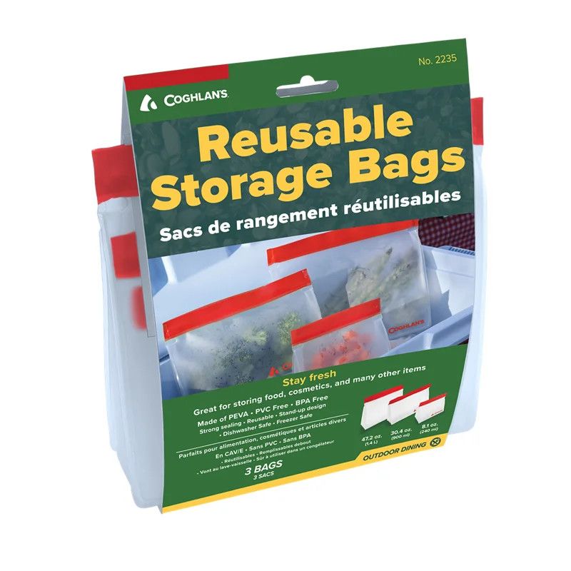 Coghlan's Reusable Storage Bags 3 Pack