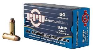 PPU .44 Rem Mag- Semi-Jacketed Flat Point - 300 grain