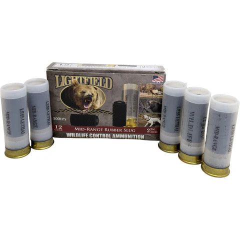 Lightfield Mid-Range Rubber Slugs - 12GA, 2-3/4"